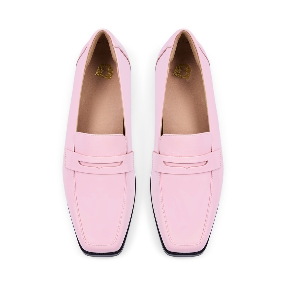 Classic Pink Bared PIiha Leather Loafers - Women's - Picture 3 of 15